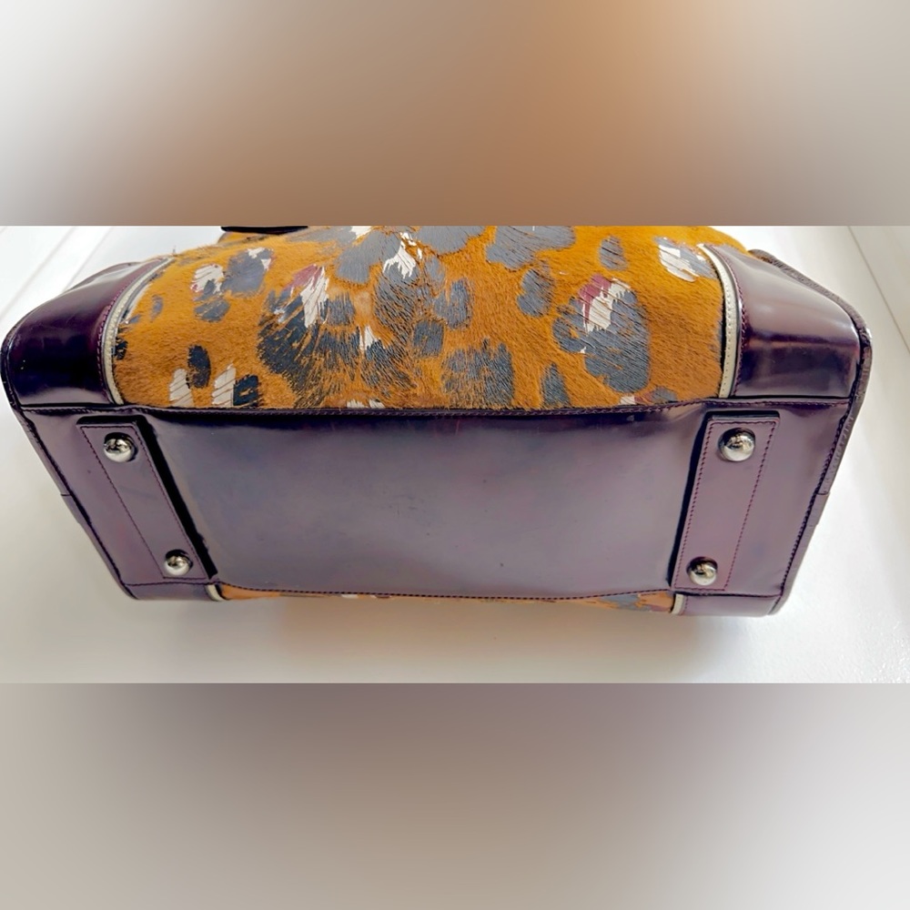 LOEWE AMAZONA PONY-STYLE CALFSKIN HANDBAG. 15” x 10” SOLD OUT RETAIL $3200 - Picture 9 of 17